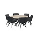 4 Seasons Outdoor 4 Seasons Outdoor Flores Louvre dining tuinset 160xH75 cm rond 7 delig antraciet 4 Seasons Outdoor 4 Seasons Outdoor Flores Louvre dining tuinset 160xH75 cm rond 7 delig antraciet