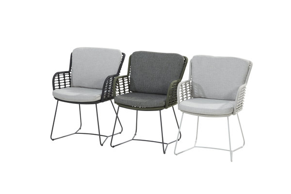 4 Seasons Outdoor Fabrice dining tuinstoel antraciet 4-Seasons Outdoor 4 Seasons Outdoor Fabrice dining tuinstoel antraciet 4-Seasons Outdoor