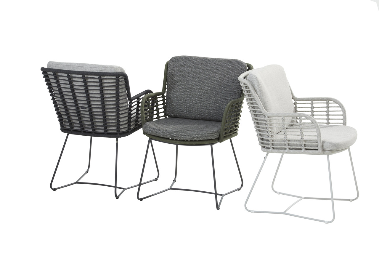 4 Seasons Outdoor Fabrice dining tuinstoel antraciet 4-Seasons Outdoor 4 Seasons Outdoor Fabrice dining tuinstoel antraciet 4-Seasons Outdoor