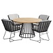 Taste 4SO Fabrice Ambassador Boulevard dining tuinset 130 cm 5 delig 4 Seasons Outdoor Taste 4SO Fabrice Ambassador Boulevard dining tuinset 130 cm 5 delig 4 Seasons Outdoor