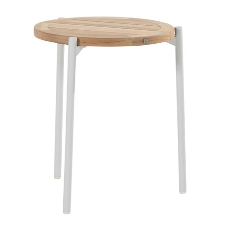 4 Seasons Outdoor Yoga bijzettafel 45xH55 cm frost grey natural teak 4-Seasons Outdoor 4 Seasons Outdoor Yoga bijzettafel 45xH55 cm frost grey natural teak 4-Seasons Outdoor