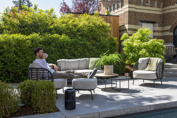 4 Seasons Outdoor Fabrice stoel bank loungeset 4 delig antraciet rope 4 Seasons Outdoor 4 Seasons Outdoor Fabrice stoel bank loungeset 4 delig antraciet rope 4 Seasons Outdoor