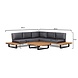 AVH-Collectie Cuba Boston hoek loungeset 3 delig acacia hout AVH-Collectie Cuba Boston hoek loungeset 3 delig acacia hout
