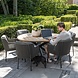4 Seasons Outdoor 4 Seasons Outdoor Bernini Louvre dining tuinset 160xH75 cm rond 7 delig Platinum 4 Seasons Outdoor 4 Seasons Outdoor Bernini Louvre dining tuinset 160xH75 cm rond 7 delig Platinum