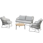 4 Seasons Outdoor Cempre stoel bank loungeset 4 delig rope 4 Seasons Outdoor