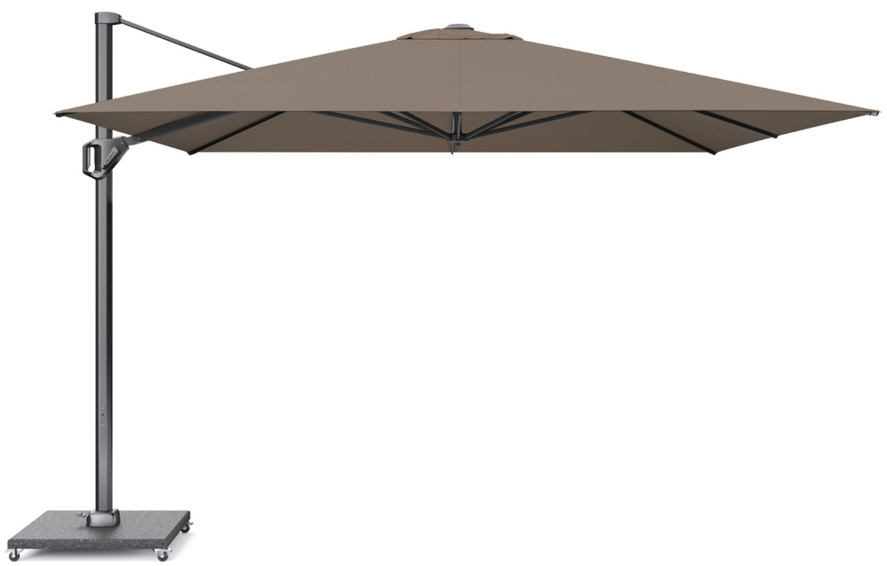 Platinum Challenger T1 telescope premium zweefparasol 350x350 cm havanna Platinum Challenger T1 telescope premium zweefparasol 350x350 cm havanna