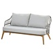 4 Seasons Outdoor Sempre stoel bank loungeset 5 delig teak rope 4 Seasons Outdoor 4 Seasons Outdoor Sempre stoel bank loungeset 5 delig teak rope 4 Seasons Outdoor
