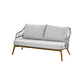 4 Seasons Outdoor Sempre stoel bank loungeset 4 delig teak rope 4 Seasons Outdoor 4 Seasons Outdoor Sempre stoel bank loungeset 4 delig teak rope 4 Seasons Outdoor