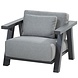 4 Seasons Outdoor Iconic lounge tuinstoel antraciet 4 Seasons Outdoor 4 Seasons Outdoor Iconic lounge tuinstoel antraciet 4 Seasons Outdoor
