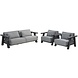 4 Seasons Outdoor Iconic stoel bank loungeset 3 delig aluminium 4 Seasons Outdoor 4 Seasons Outdoor Iconic stoel bank loungeset 3 delig aluminium 4 Seasons Outdoor