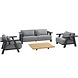 4 Seasons Outdoor Iconic stoel bank loungeset 4 delig aluminium 4 Seasons Outdoor 4 Seasons Outdoor Iconic stoel bank loungeset 4 delig aluminium 4 Seasons Outdoor