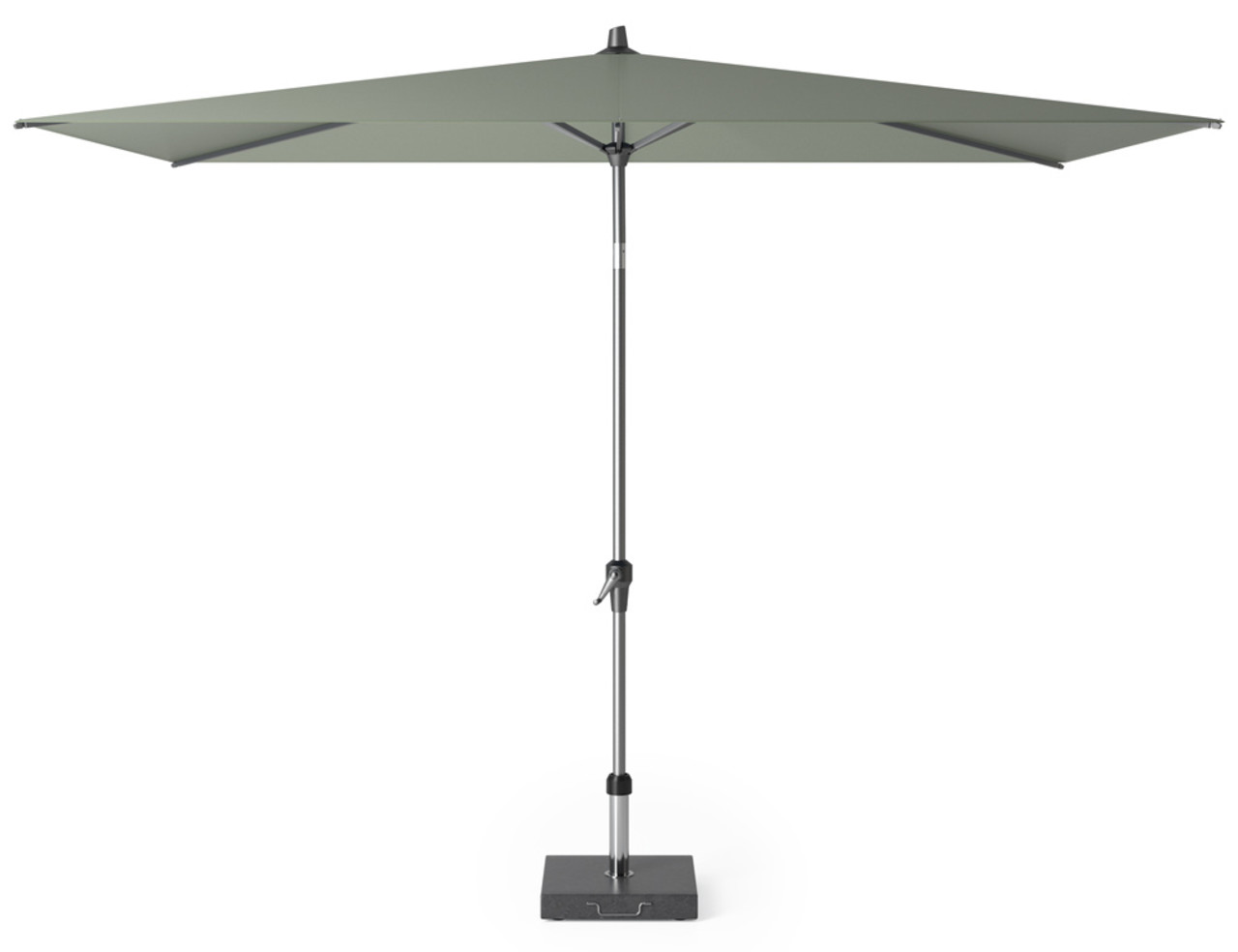 Platinum Riva parasol 300x200 cm olijf met kniksysteem Platinum Riva parasol 300x200 cm olijf met kniksysteem