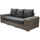 AVH-Collectie Queen 3-zitsbank - olefin grijs AVH-Collectie Queen 3-zitsbank - olefin grijs