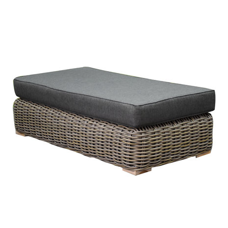 AVH-Collectie Queen stoel bank loungeset 4 delig grijs vlechtwerk AVH-Collectie Queen stoel bank loungeset 4 delig grijs vlechtwerk