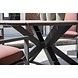 Garden Impressions Edison dining tuintafel 148 cm rond antraciet teak look Garden Impressions Edison dining tuintafel 148 cm rond antraciet teak look