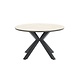 Garden Impressions Edison dining tuintafel 122 cm rond antraciet teak look Garden Impressions Edison dining tuintafel 122 cm rond antraciet teak look