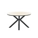 Garden Impressions Edison dining tuintafel 122 cm rond antraciet teak look Garden Impressions Edison dining tuintafel 122 cm rond antraciet teak look