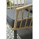 Garden Impressions Franklin stoel bank loungeset 4 delig naturel wicker Garden Impressions Franklin stoel bank loungeset 4 delig naturel wicker