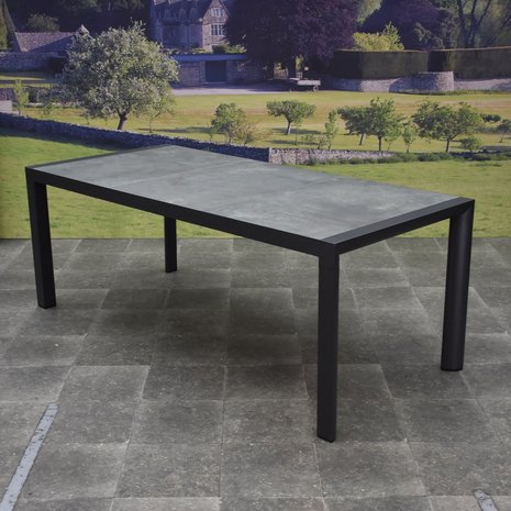 AVH-Collectie Dexter dining tuintafel 194x90xH74,5 cm antraciet AVH-Collectie Dexter dining tuintafel 194x90xH74,5 cm antraciet