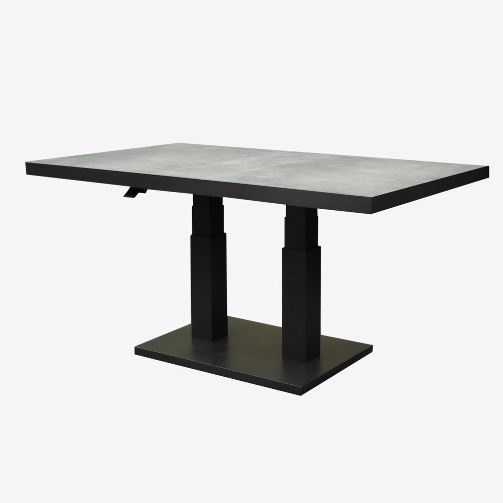 AVH-Collectie Dallas stoel bank dining loungeset 4 delig verstelbare tafel grijs AVH-Collectie Dallas stoel bank dining loungeset 4 delig verstelbare tafel grijs