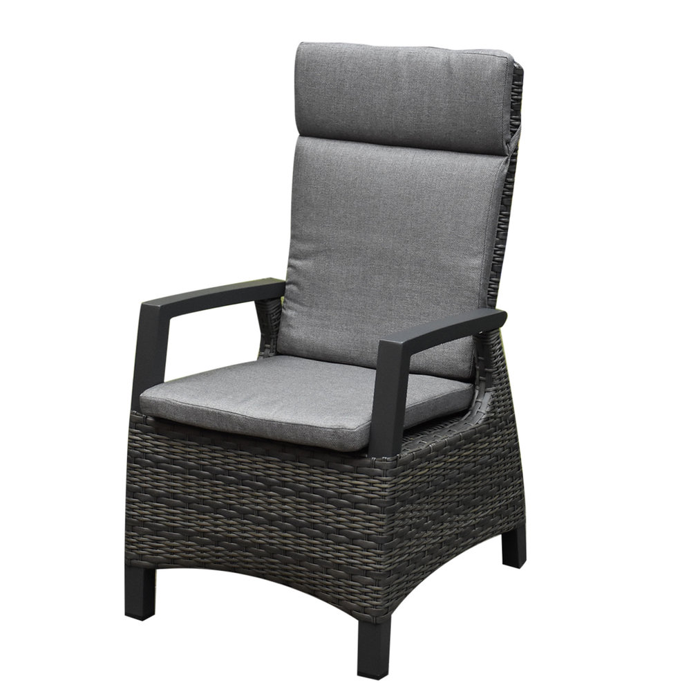 AVH-Collectie Tunis New Delhi dining tuinset uitschuifbaar 204-264x103xH74,5 cm 7 delig verstelbaar AVH-Collectie Tunis New Delhi dining tuinset uitschuifbaar 204-264x103xH74,5 cm 7 delig verstelbaar