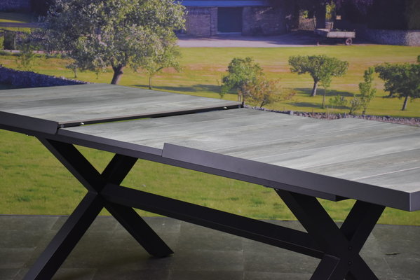 AVH-Collectie Malaga New Delhi dining tuinset uitschuifbaar 204-264x103xH74,5 cm 7 delig aluminium AVH-Collectie Malaga New Delhi dining tuinset uitschuifbaar 204-264x103xH74,5 cm 7 delig aluminium