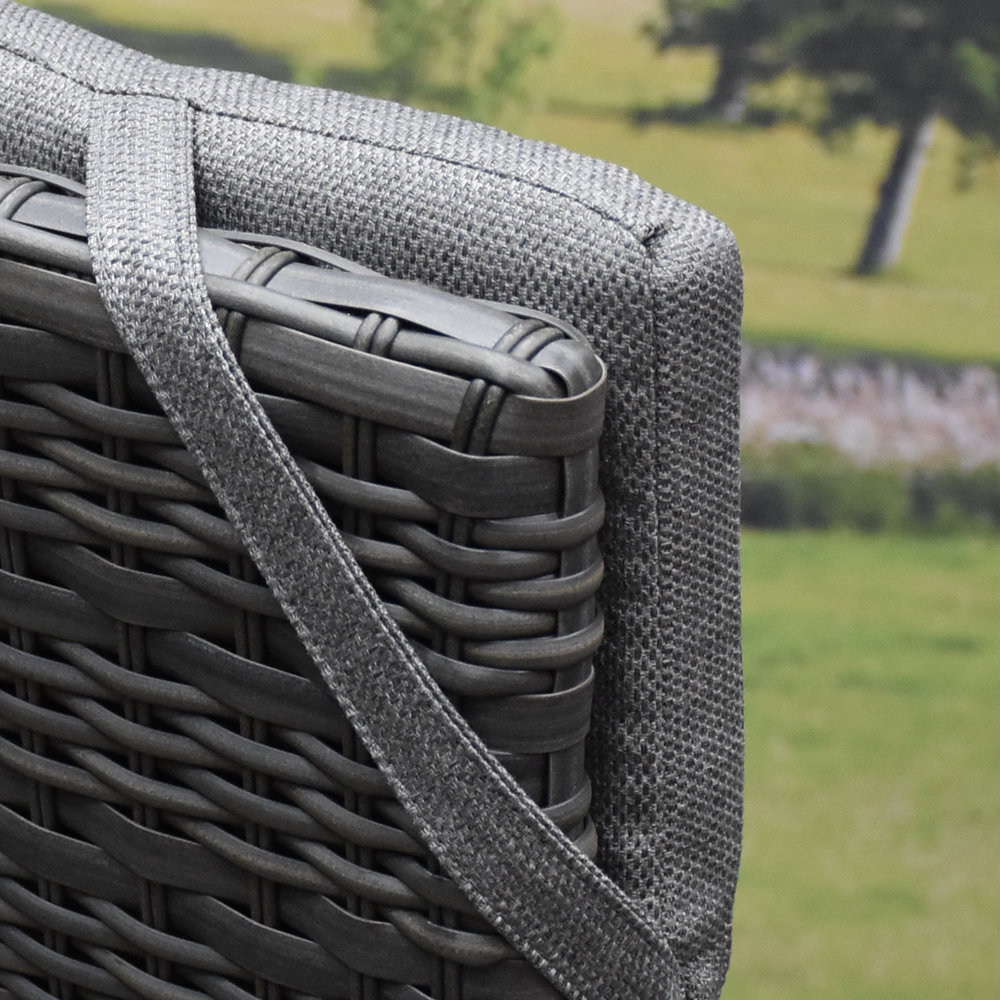 AVH-Collectie Tunis Angora dining tuinset 220x100x74,5 cm 7 delig verstelbaar antraciet AVH-Collectie Tunis Angora dining tuinset 220x100x74,5 cm 7 delig verstelbaar antraciet