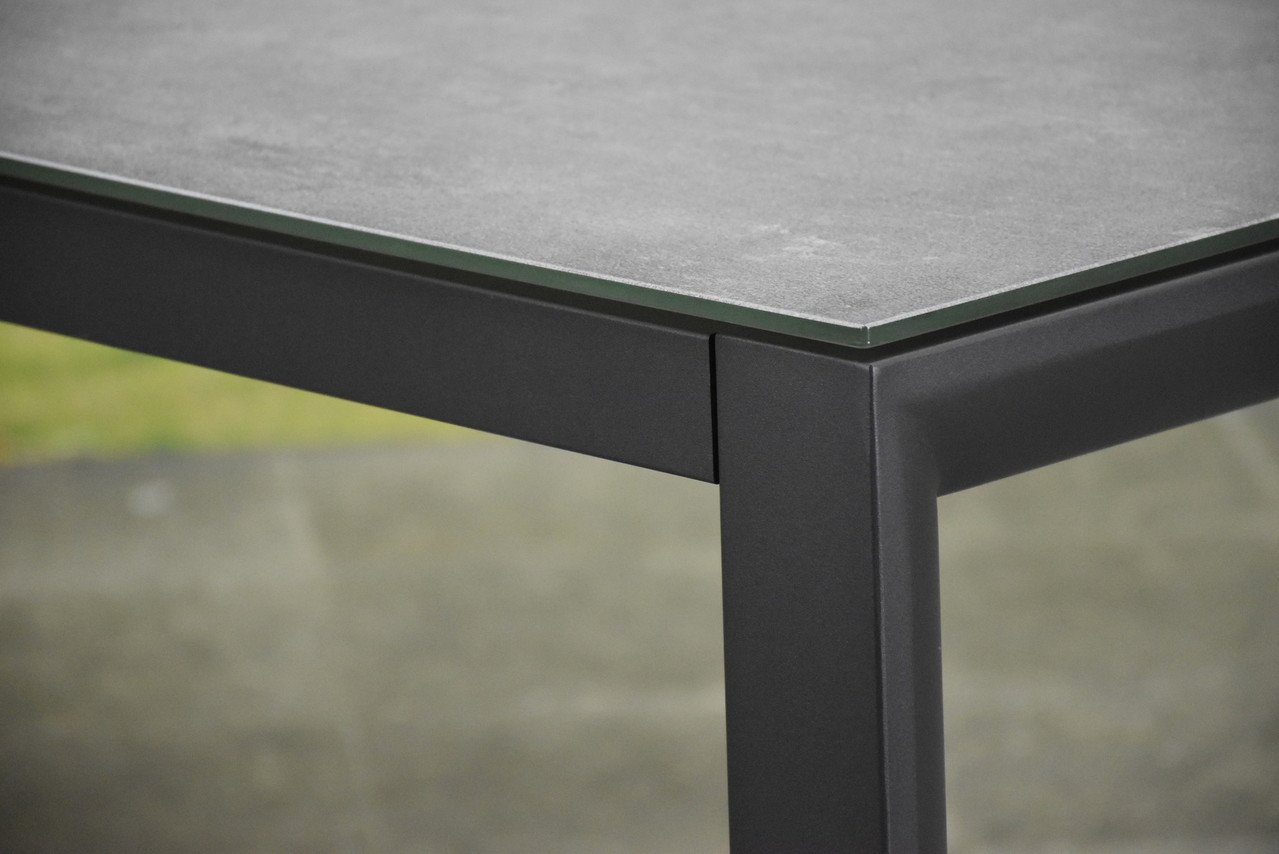 AVH-Collectie Tunis Angora dining tuinset 220x100x74,5 cm 7 delig verstelbaar grijs AVH-Collectie Tunis Angora dining tuinset 220x100x74,5 cm 7 delig verstelbaar grijs