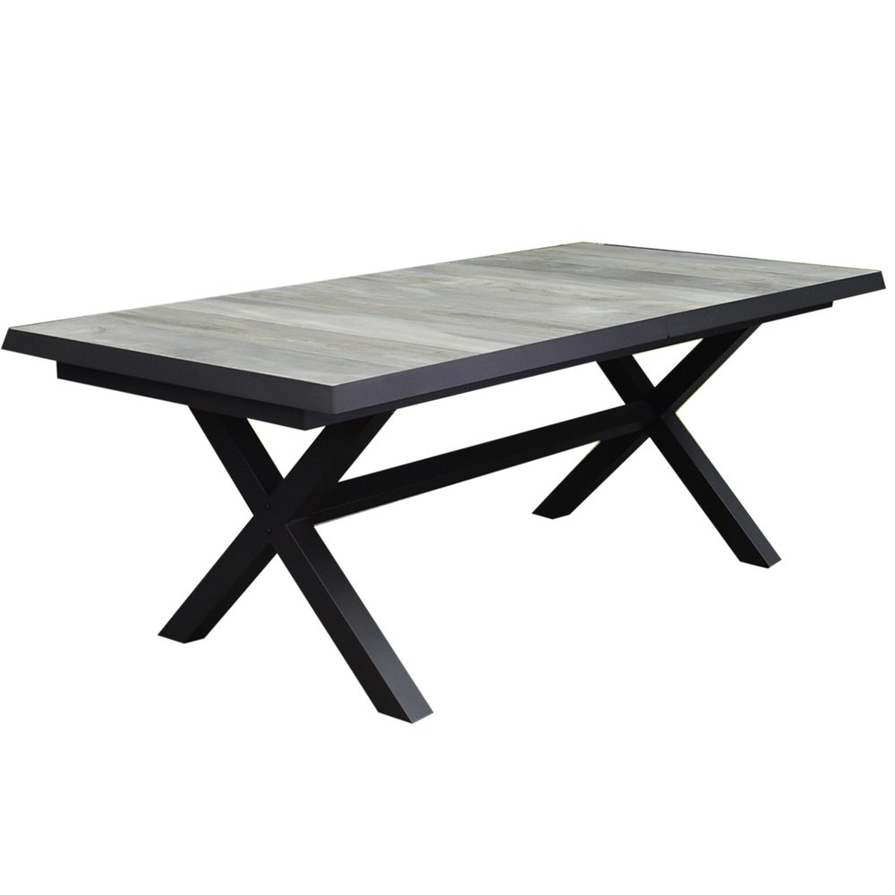 AVH-Collectie Nancy New Delhi dining tuinset uitschuifbaar 204-264x103xH74,5 cm 9 delig verstelbaar AVH-Collectie Nancy New Delhi dining tuinset uitschuifbaar 204-264x103xH74,5 cm 9 delig verstelbaar