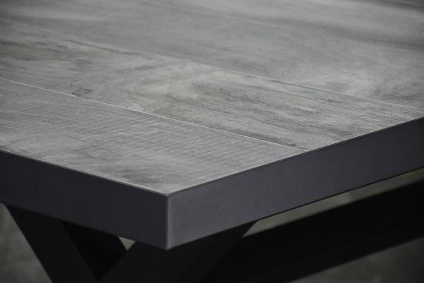 AVH-Collectie Nancy New Delhi dining tuinset 224x103x74,5 cm 7 delig aluminium AVH-Collectie Nancy New Delhi dining tuinset 224x103x74,5 cm 7 delig aluminium