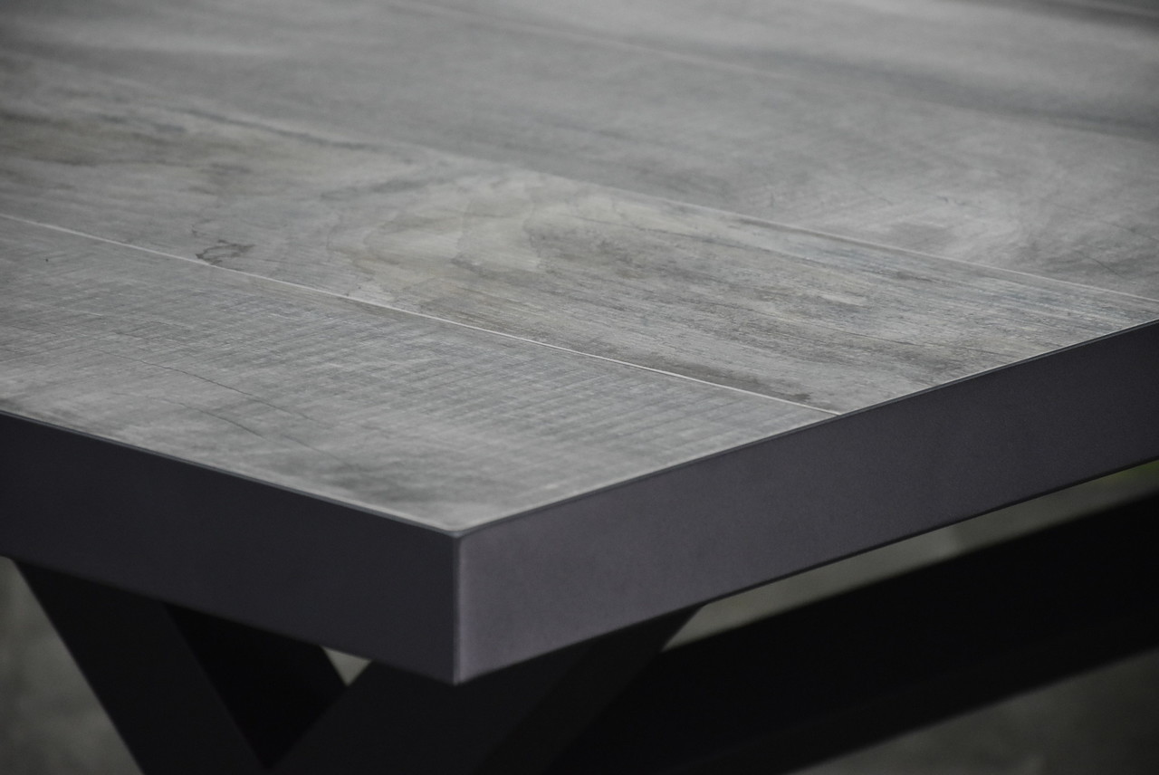 AVH-Collectie New Valley New Delhi dining tuinset 224x103x74,5 cm 7 delig aluminium AVH-Collectie New Valley New Delhi dining tuinset 224x103x74,5 cm 7 delig aluminium