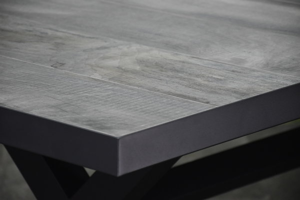 AVH-Collectie New Valley New Delhi dining tuinset 224x103x74,5 cm 7 delig aluminium AVH-Collectie New Valley New Delhi dining tuinset 224x103x74,5 cm 7 delig aluminium