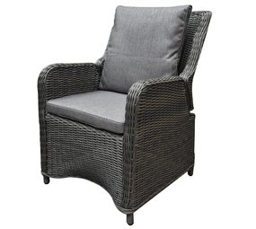 Bilbao premium dining tuinstoel verstelbaar antraciet Bilbao premium dining tuinstoel verstelbaar antraciet