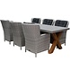 AVH-Collectie Marina Norwich dining tuinset 240x100xH75 7 delig wit AVH-Collectie Marina Norwich dining tuinset 240x100xH75 7 delig wit