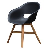 AVH-Collectie Karlstad dining tuinstoel kunststof zwart