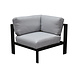 AVH-Collectie Almeria hoek loungeset 5-delig aluminium antraciet AVH-Collectie Almeria hoek loungeset 5-delig aluminium antraciet