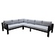 AVH-Collectie Almeria hoek loungeset 5-delig aluminium antraciet AVH-Collectie Almeria hoek loungeset 5-delig aluminium antraciet