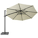 Platinum Bermuda zweefparasol 350 cm rond ecru Platinum Bermuda zweefparasol 350 cm rond ecru