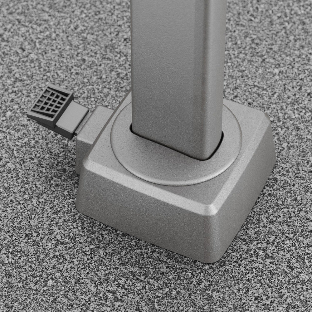 Bermuda zweefparasol 350 cm rond antraciet AVH Outdoor Tuinmeubelen