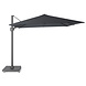 Platinum Bermuda zweefparasol 300x300 cm antraciet Platinum Bermuda zweefparasol 300x300 cm antraciet