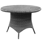 AVH-Collectie Riccione dining tuintafel 110 cm rond grijs