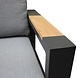AVH-Collectie Ningbo stoel bank loungeset 4 delig antraciet aluminium AVH-Collectie Ningbo stoel bank loungeset 4 delig antraciet aluminium