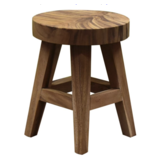 AVH-Collectie Boomstam krukje rond 36x36xH46 cm AVH-Collectie Boomstam krukje rond 36x36xH46 cm