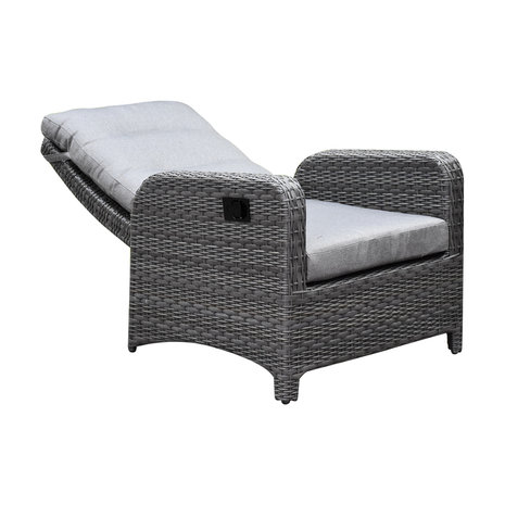 AVH-Collectie Showroommodel Hanoi stoel bank dining loungeset 4 delig verstelbare tafel antraciet AVH-Collectie Showroommodel Hanoi stoel bank dining loungeset 4 delig verstelbare tafel antraciet