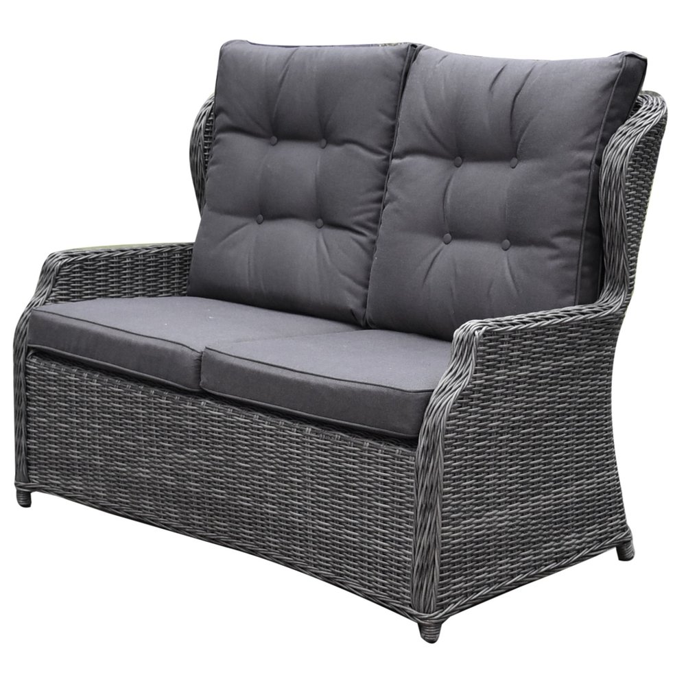 AVH-Collectie Ibiza XL 2-zitsbank antraciet AVH-Collectie Ibiza XL 2-zitsbank antraciet