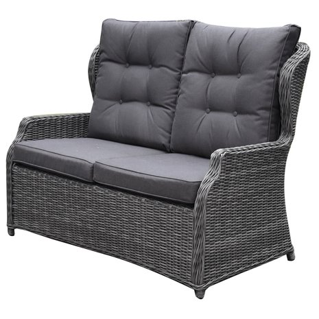 AVH-Collectie Ibiza XL 2-zitsbank antraciet AVH-Collectie Ibiza XL 2-zitsbank antraciet