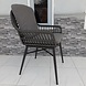 AVH-Collectie Fenice dining tuinstoel antraciet AVH-Collectie Fenice dining tuinstoel antraciet