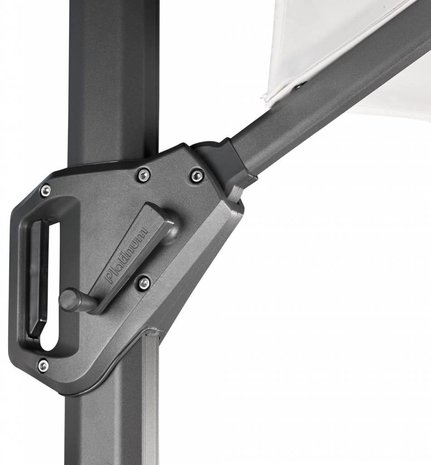 Platinum Challenger T2 300x300 cm antraciet met parasolvoet 120kg en hoes Platinum Challenger T2 300x300 cm antraciet met parasolvoet 120kg en hoes