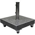 AVH-Collectie AVH parasolvoet 60 kg met 4 wielen graniet