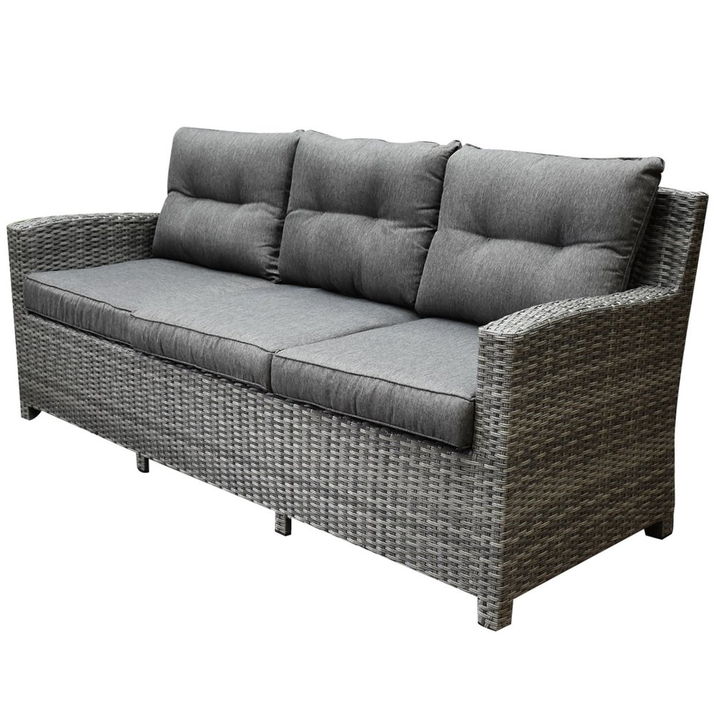 AVH-Collectie New Castle 3-zitsbank antraciet AVH-Collectie New Castle 3-zitsbank antraciet